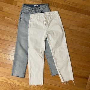 2 pairs kensie jeans,The Allie high rise slim straight, size 4/27